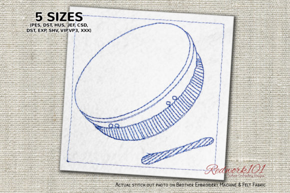 Bodhran Irish Frame Drum: A Melodic Embroidery Asset for Local Brands