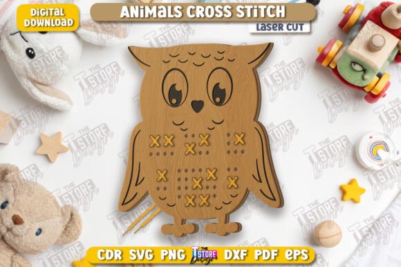 Cross Stitch Owl Laser Cut: A Charming Toy for Local Brands