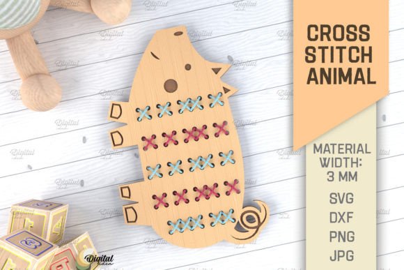 Review: Cross Stitch Animals Laser Cut. Pig SVG for Handmade Projects
