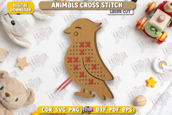 Review: Cross Stitch Bird Laser Cut Montessori for Sellers