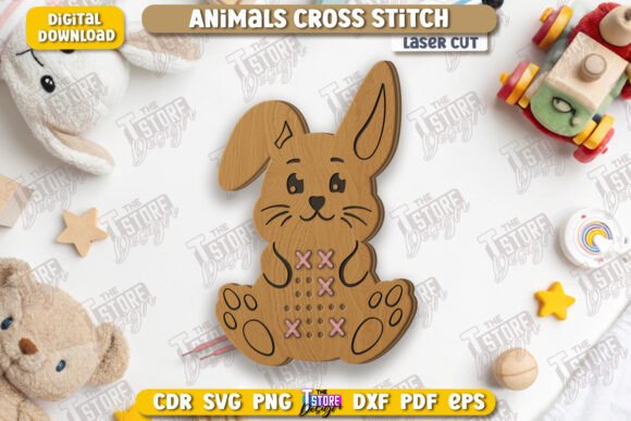 Review: Cross Stitch Bunny Laser Cut CNC for Creative Sellers