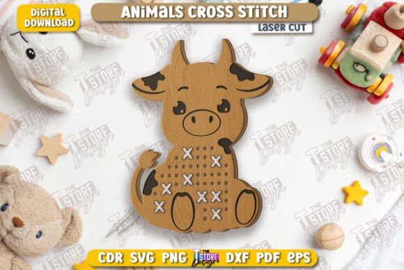 Review: Cross Stitch Cow for Laser Cutting Toys