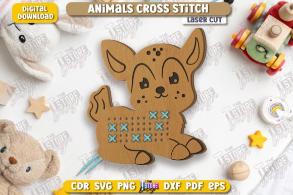 Review: Cross Stitch Deer Laser Cut for Handmade Business